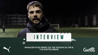 Interview | Ryan Perks on the Season so Far & The Winter Break