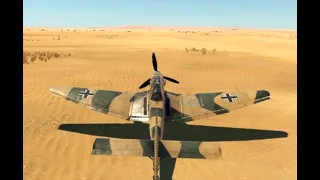 Бой на Юнкерсе Ju 87 R-2 Ливия в СБ режиме в War Thunder.
