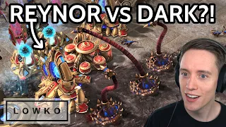 Dark's Proxy SPINE CRAWLERS vs Reynor's PROTOSS?! (StarCraft 2)