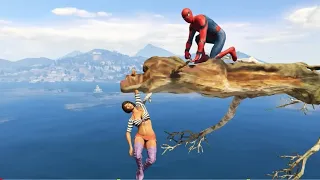 GTA 5 Funny Spiderman Ragdolls/Fails ep.19