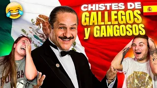 🇪🇸 GALLEGOS REACCIONAN a CHISTES de GALLEGOS y GANGOSOS - TEO GONZÁLEZ 🇲🇽😂 **mueren de risa**