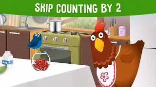 Skip counting by 2 | Numbers to 30 | Math for Kindergarten & 1st Grade | Kids Academy