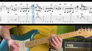 Blues Riff 6 (in E) with TAB