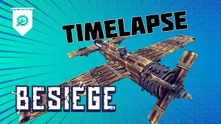 TIMELAPSE строительства самолёта(Besiege)#besiege #timelapse