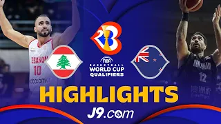 🇱🇧 Lebanon vs 🇳🇿 New Zealand | Basketball Highlights - #FIBAWC 2023 Qualifiers