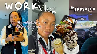 Jamaica Day 1 ✈︎ Come With Me To Work ✈︎ | This is an EMOTIONAL + FOOD Vlog 😅🥘