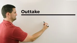 Outtake aus der Videoproduktion. Ab 1:20 geht die Party los;), Mathe by Daniel Jung