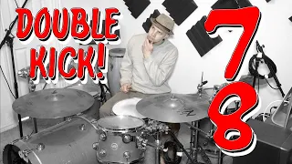 7/8 Odd Meter using Double Kick Drum