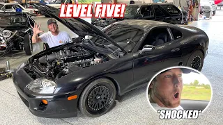 We Turned The Rat Rod Supra ALL THE WAY UP and It Pulls So Hard...