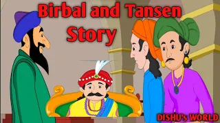 Birbal and Tansen story in english of class 5. Akbar and Birbal story in english. cartoon story