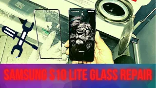 Samsung S10 Lite Broken Front Glass restoration Replacement restoration/Glass Change /Screen Repair