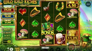 #wild  Wild Riches is a slot machine bet 0.90 cent