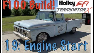 '64 F100 Build! Part 19: Unboxing and installing the Holley Terminator X. Engine starts RIGHT UP.