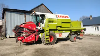 NOWY NABYTEK 2024 ! Claas Dominator 98SL + Geringhoff GrainStar