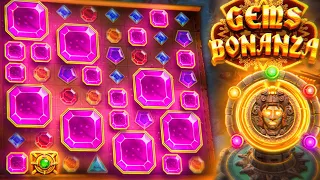 HITTING *MAX SQUARES* ON GEMS BONANZA BONUS!! (INSANE)