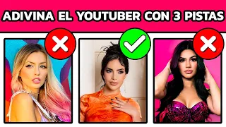 ADIVINA EL YOUTUBER CON 3 PISTAS 🔥 Cuantos Youtubers Conoces | MusicLevelUP