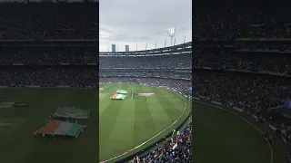 90,000+ strong crowd singing JanaGanaMana at the MCG! Goosebump moments 🔥🔥| Ind vs Pak T20WC 2022