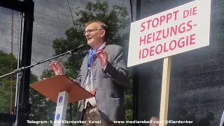 Rede Hans Ritt - Monika Gruber Kundgebung - Stoppt die Heizungsideologie - Erding 10.06.23