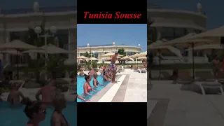 Hotel Concorde Green Park Palace 5   🌴#shorts #tunisia #aquaaerobics #animation #sousse 😃