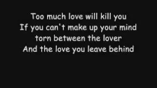 Jovit Baldivino -Too Much Love Will Kill You with Lyrics (HQ)