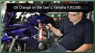 Oil Change on the Gen I Yamaha FJR1300