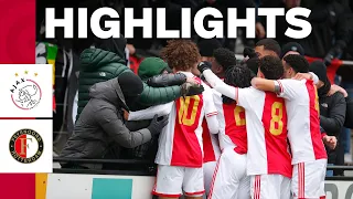 W in the Mini Klassieker 🔥 | Highlights Ajax O18 - Feyenoord O18