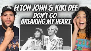 FIRST TIME HEARING Elton John & Kiki Dee  - Don't Go Breaking My Heart REACTION