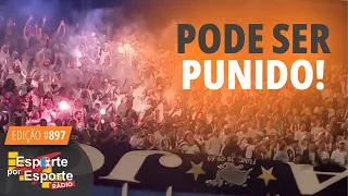 SANTOS PODE SER PUNIDO POR CAUSA DE SINALIZADORES - LIVE