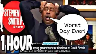 Stephen A Smith having a very bad day for 1 hour straight