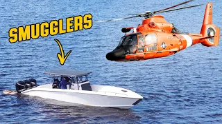 Coast Guard Shoots at Drug Smugglers Boat While I'm Flying Their Helicopter!