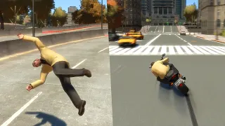 GTA IV - Motorcycle Crashes Compilation Vol. 2 (Euphoria Ragdolls)