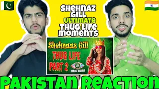 Pakistani Boys React To  Shehnaz Gill Untimate Thug life Moments |  Hashmi ReactionS