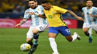 Neymar Jr vs Lionel Messi (BRAZIL 3-0 ARGENTINA) Goals, Skills, Dribbling- World cup qualifier 2018