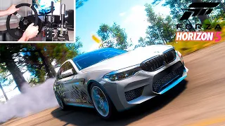 TUNING DRIFT 2018 BMW M5 Forza Horizon 5 Thrustmaster T300