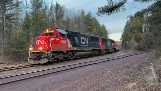 CN / LS&I near Eagle Mills Junction 3/13/2024