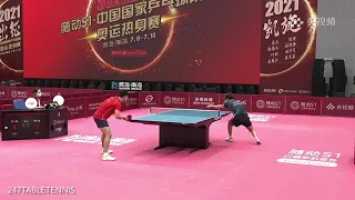 2021 BEST MATCH  Zhou Qihao vs Liu Dingshuo 2021 Warm Up Matches for Olympics Highlights