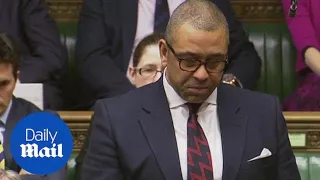 James Cleverly MP fights back tears as he pays tribute to Pc Palmer - Daily Mail