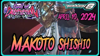 Tekken 8 ▰ (Makoto Shishio) YOSHIMITSU Tekken 8 God Of Destruction Ranked Matches April 10, 2024