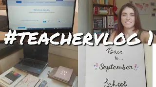 Primi giorni di scuola, Piattaforma Sofia, progetti e non sono solo una prof. - #teachervlog 1
