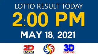 Lotto Results Today May 18 2021 2pm Ez2 Swertres 2D 3D 6D 6/42 6/49 6/58 PCSO