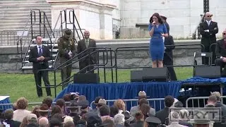 Hannah Ellis singing 'Officer Down' for Officer Ellis