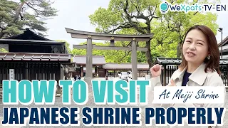 Japanese Culture｜How to pray at a Shrine Correctly｜At Meiji Jingu｜Harajuku｜Tokyo Travel Guide