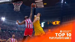 TOP 10 Plays - MUST-SEE ACTIONS | PLAYOFFS GAME 3 | 2023-24 Turkish Airlines EuroLeague