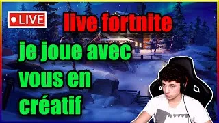 Live- Facecam Fortnite FR - PARTIE PERSO- Défiler ou fight !!!!- !command