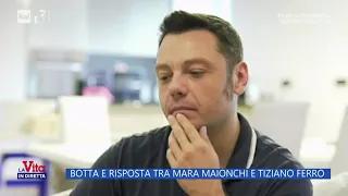 Botta e risposta tra Mara Maionchi e Tiziano Ferro dopo "Belve" - La Vita in diretta 01/05/2024