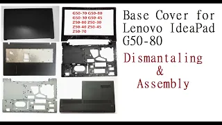 DIY - broken bottom cover Lenovo G50 Disassembly and reassembly|| Replacement