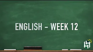 CC Cycle 2 Week 12 English