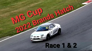 MGF Race Car - MG Cup 2022 Brands Hatch Race 1 & 2