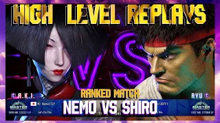 ***(NEMO) AKI vs (SHIRO) Ryu*** - Street Fighter 6 High Level Replays!!!