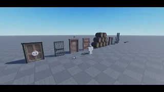 DOORS KIT модель дверей для роблокс студио